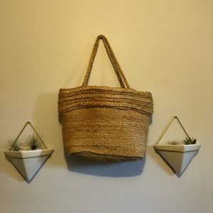 Zara limited edition yute tote